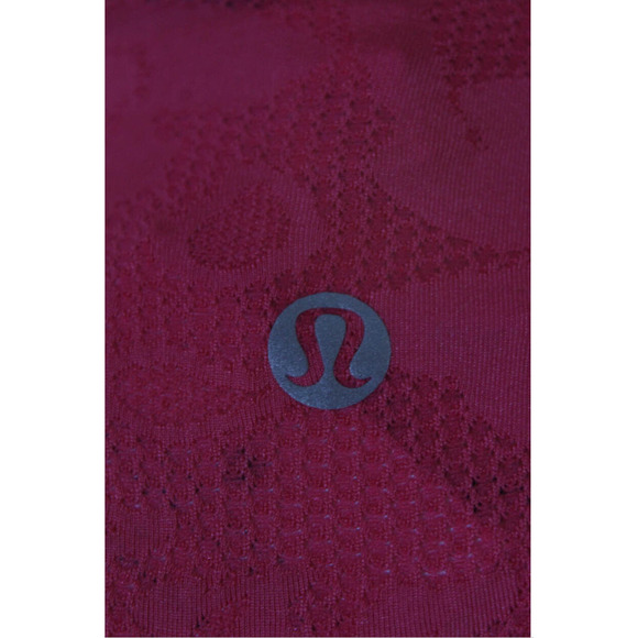 RARE Lululemon Lace Mesh Cycling Hiking Running Full Zip Jersey Pink 10 MINT - Picture 12 of 15